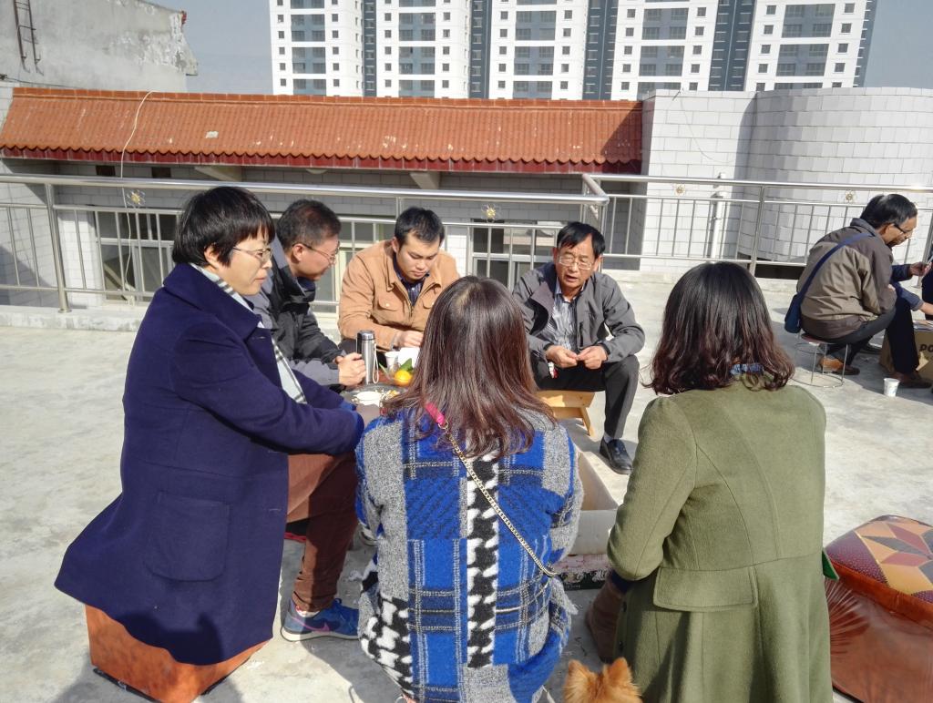 公司教职工活动现场